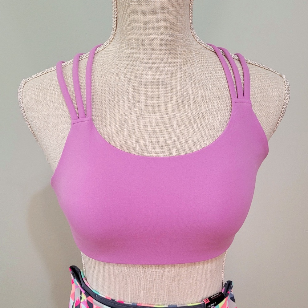 Athleta Light Purple Criss Cross Sports Bra